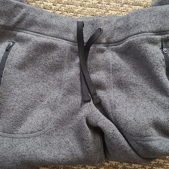 Reebok Hi-Waist Wide Leg Unisex Sweatpants Size XSmall Zip Pockets Grey - Picture 5 of 5
